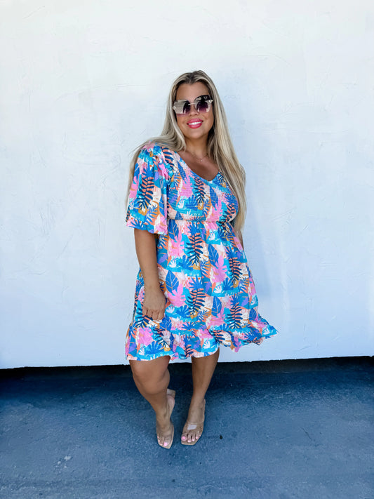 PREORDER: Cabana Floral Dress