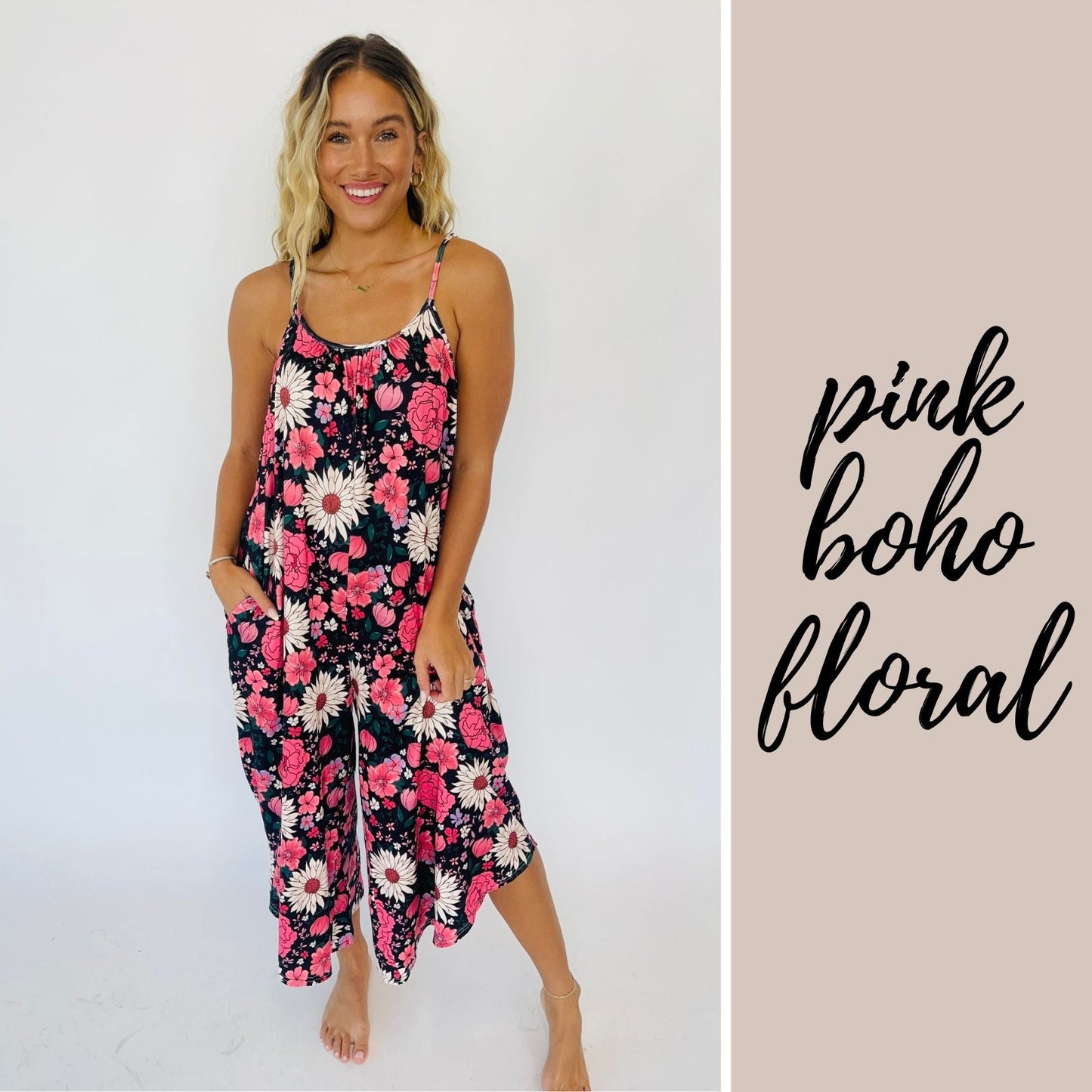 PREORDER: Relaxed Fit Jumpsuit in Assorted Prints