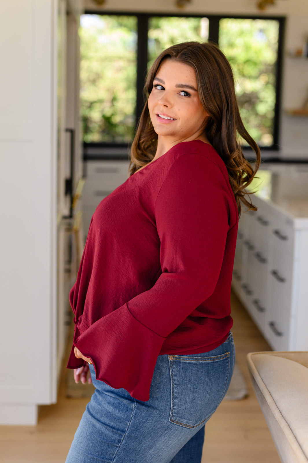 A Flare And A Bow Top