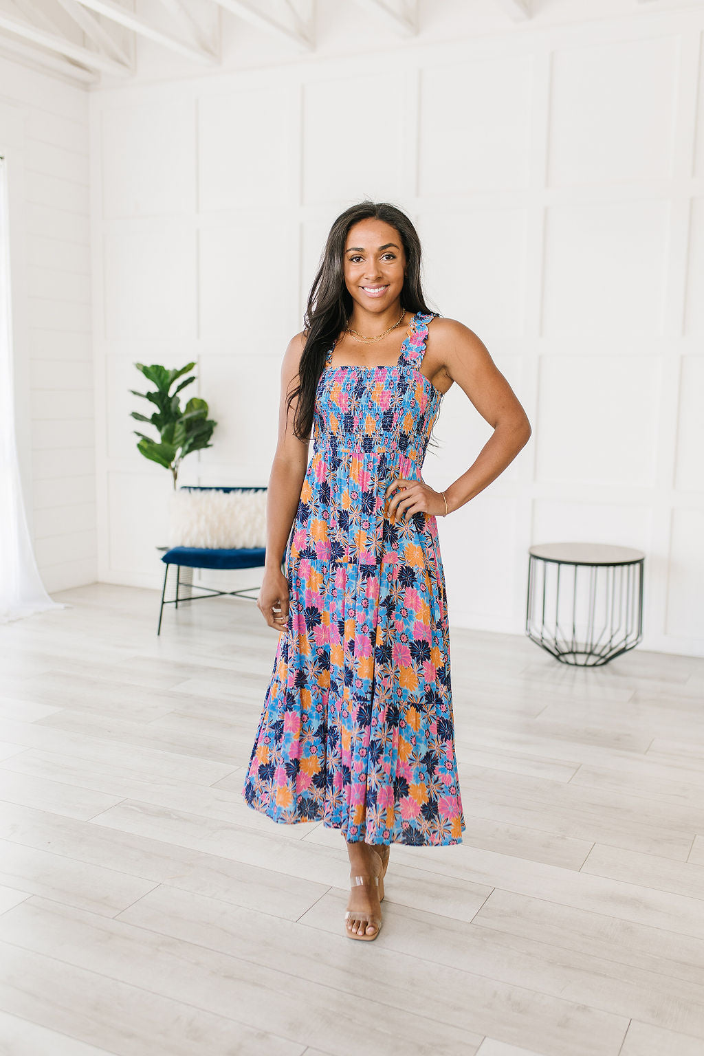 Along The Way Floral Maxi