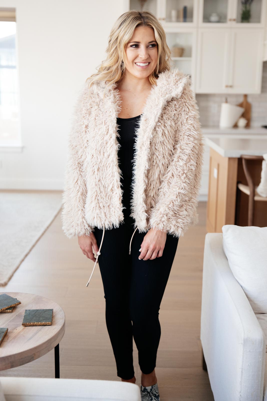 Annika Plush Faux Fur Jacket