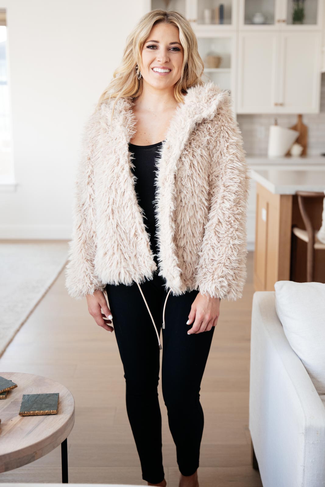 Annika Plush Faux Fur Jacket