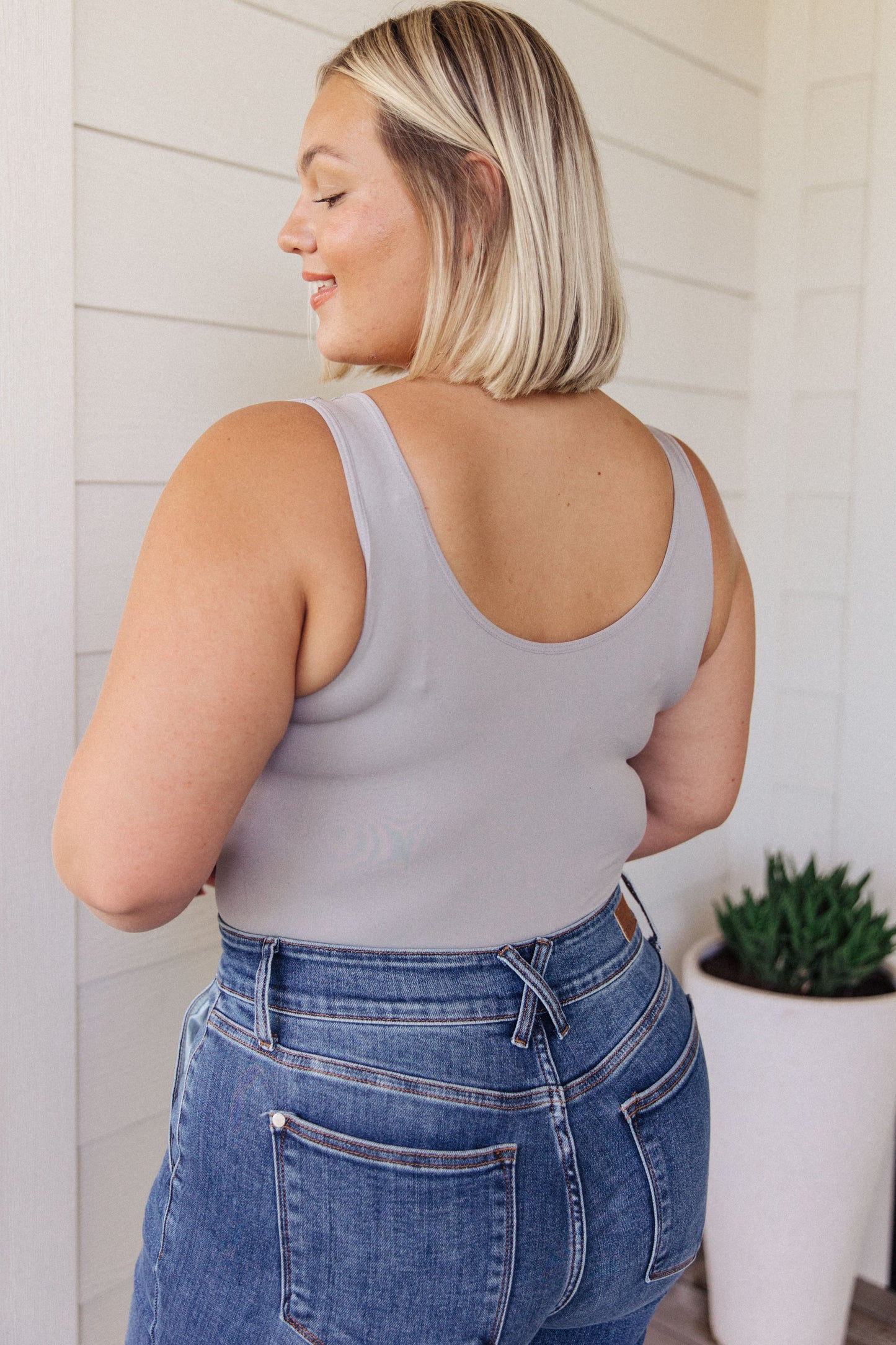 Basics Bodysuit in Grey