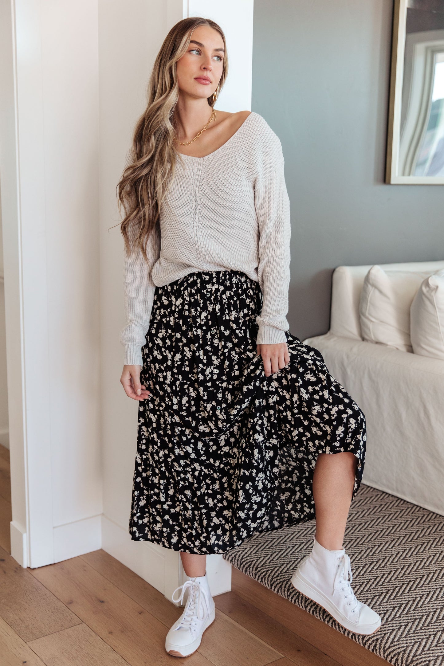 Fielding Flowers Floral Skirt