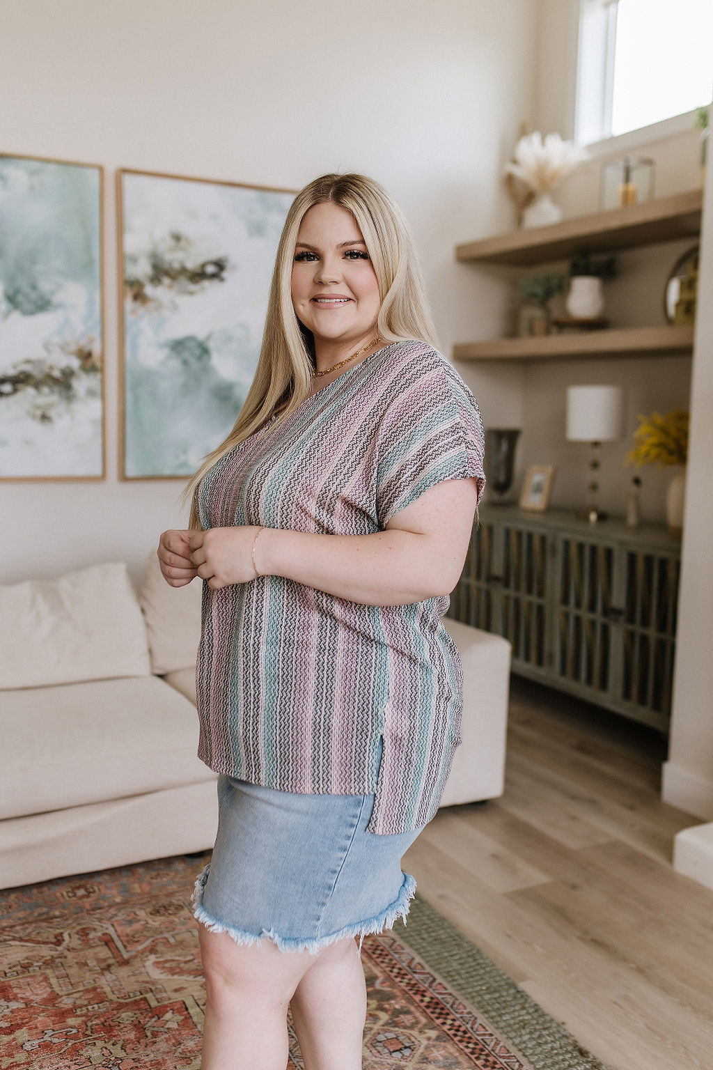 Let’s Cruise Striped Top