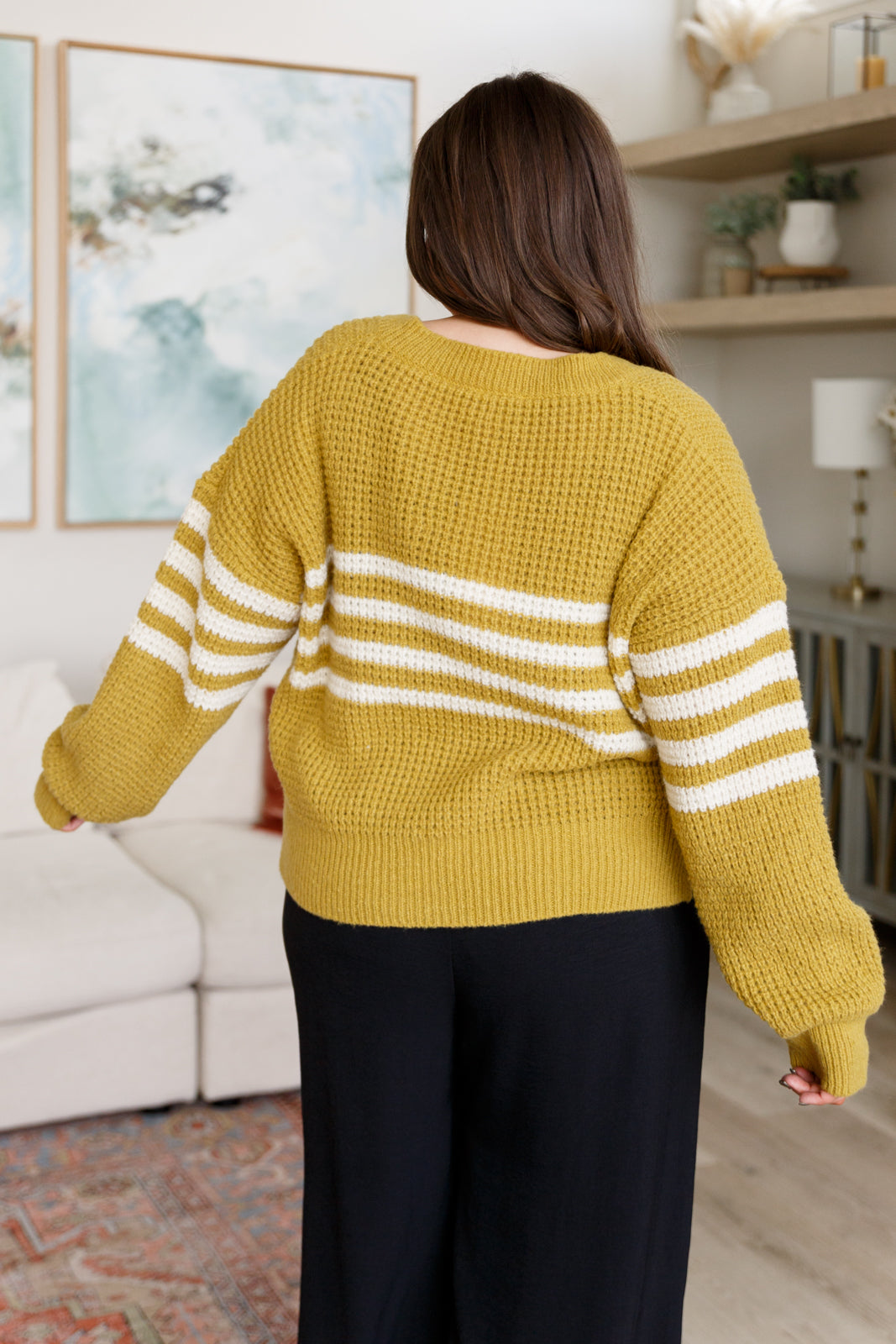 On Top of the World Striped Cardigan