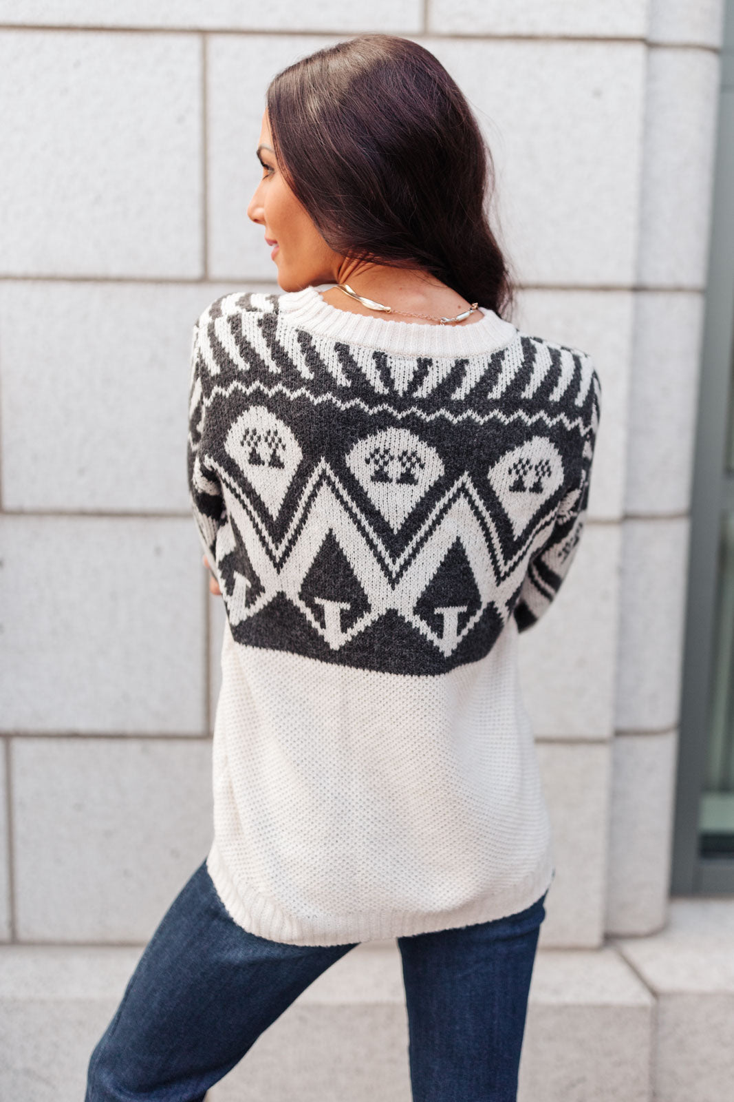 Summit Sweater In Charcoal